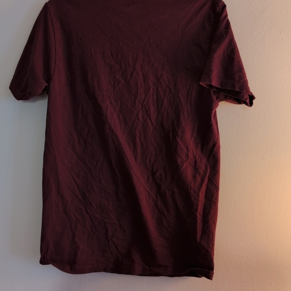 Eighty Eight Red Short Sleeve Tee with Psychedelic Design - Picture 3 of 3